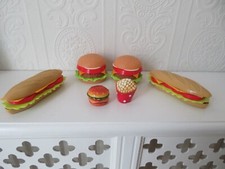 Artificial Hot Dog /Hamburger Food Props For Display