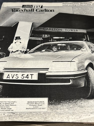The vauxhall carlton road - the,
