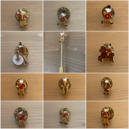 Enamel character rupert the - character, |