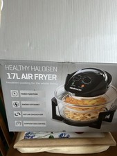 Emperial 17L Halogen Convection Oven Cooker Air Fryer with Extender Ring Black 