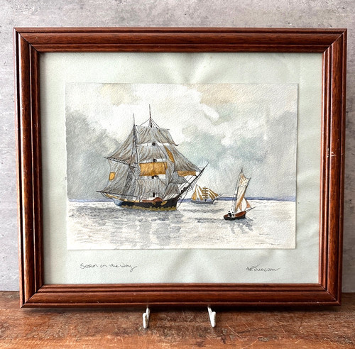 Signed original watercolour - original,