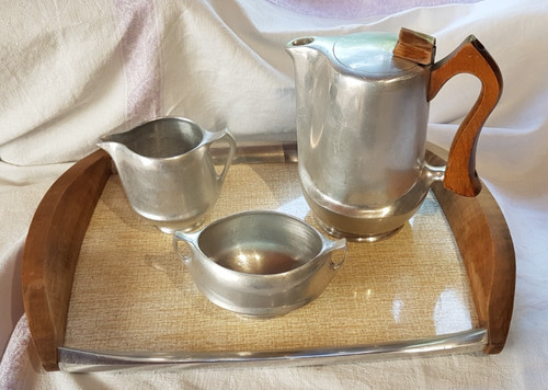 Picquot ware magnalium - ware, cast