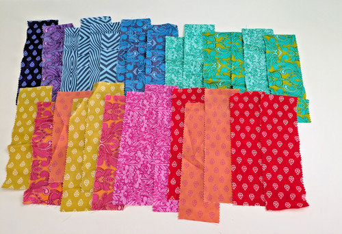 Tula pink fabric - true, colours