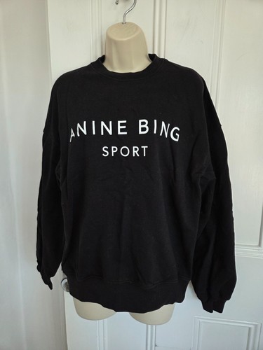 Anine bing sport black logo - anine,