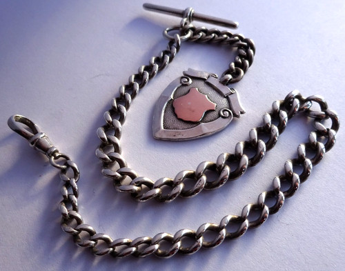 Antique solid silver - , pocket