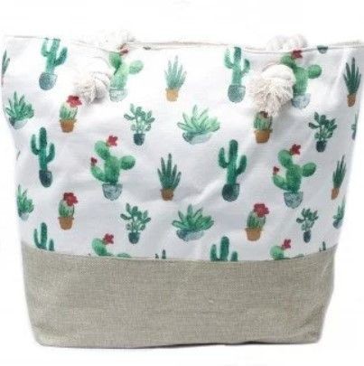 Rope handle bag - -, cactus