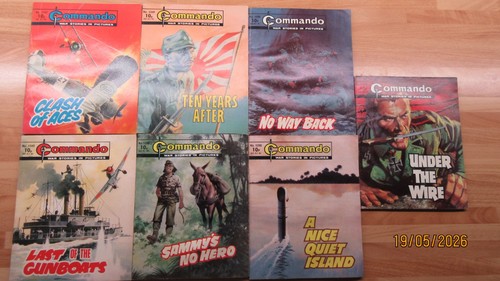 Commando comics job lot - commando,