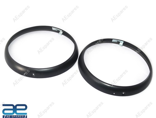Headlight retaining set black - headlight,