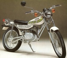 Yamaha TY50 Graphics stickers decals transfers TY 50 Trials bike green & black