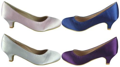 New ladies bridal satin shoes - bridal,