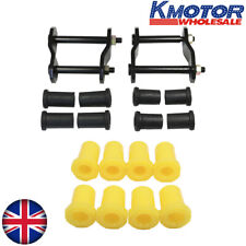 FITS MITSUBISHI 87-15 L200 PICK UP REAR LEAF SPRING SHACKLES & BUSHES BOTH SIDES