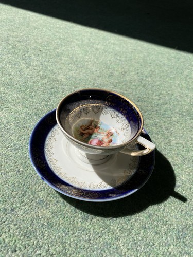 Vintage tea cup and - tea,