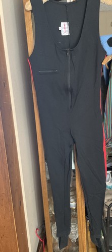 Vintage one piece black red - vintage,