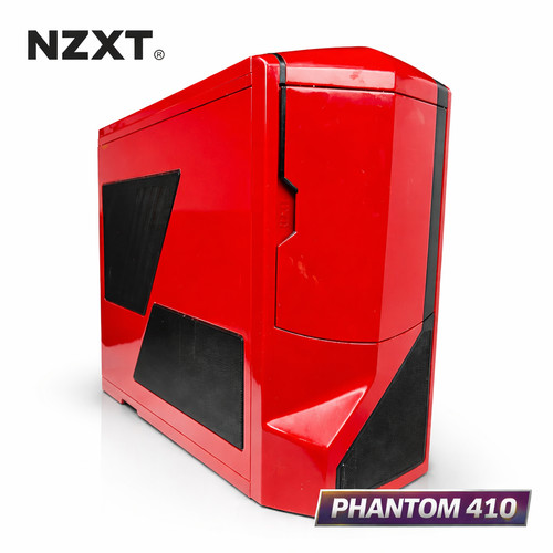 Nzxt phantom 410 red atx - nzxt,