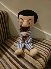 Mr Bean With Pyjamas Teddy 2008 Quiron Animated Series Plush Figure Soft Toy 12”