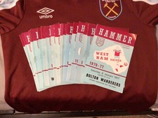 Full set of West Ham United