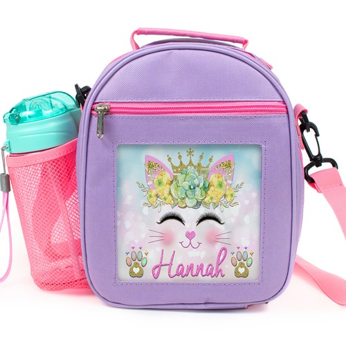 Personalised lunch bag kitten - personalised,