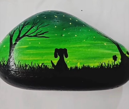 Hand painted one kind - hand, of