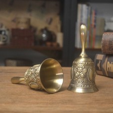 Hand Bell, Dinner Bell, Handheld Service Bell, Classroom Bell, Meal Line Call