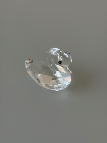 Swarvoski glass swan ducking - swarvoski, swan/ducking