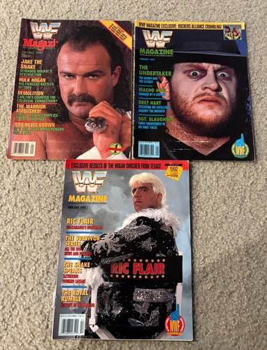 Wwf wwe magazine 1990 - wwf,