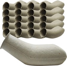 Disposable Cardboard Pulp Maceraterable Male Urine Urinal Bottle 800ML