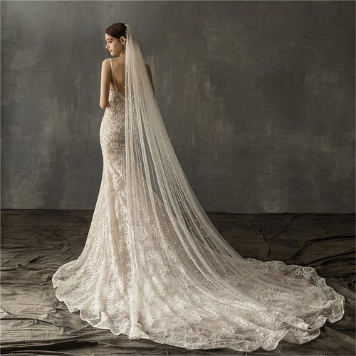Wedding bridal veil long - bridal,