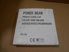 Power Beam L3-4P  Fluorescent Light Bulbs 38W 4 pin Qty 2 NOS