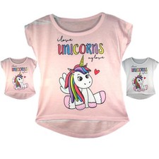 Girls Unicorn T-Shirt I Love