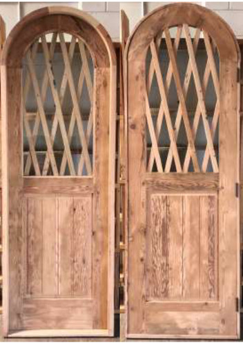 Rustic solid reclaimed wood