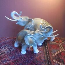 2 Vintage Royal Dux Porcelain