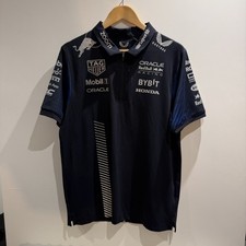 Red Bull Racing F1 Team Issue Castore Polo Shirt Las Vegas Special - Medium