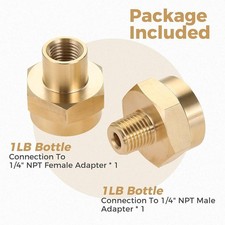 2PCS 1LB Propane Gas Bottle