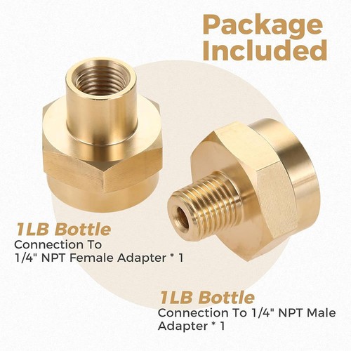 2pcs 1lb propane - 1lb, bottle