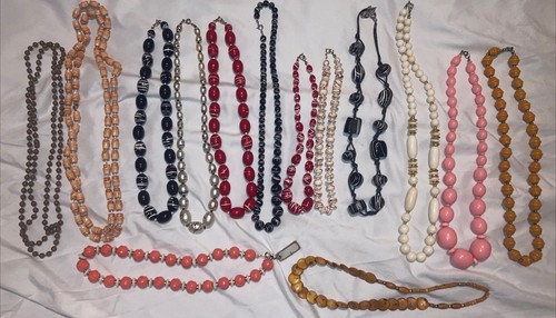 Job lot vtg beaded - lot, chunky