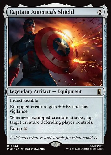 Mtg captain america - captain, shield