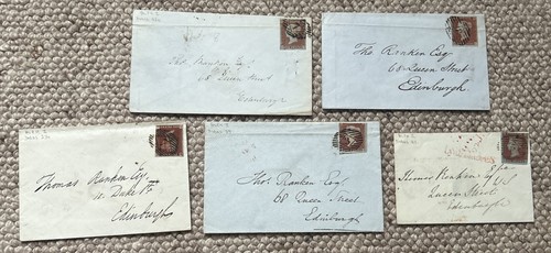 Scottish postal history 1d - scottish,