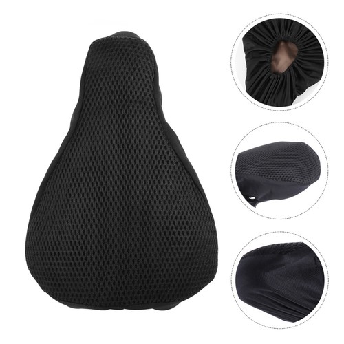 Durable black mesh bike - mesh, saddle