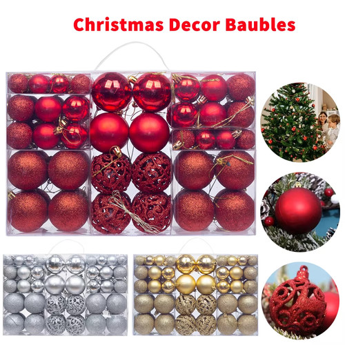 100pcs large christmas baubles - 100pcs,