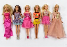 6 x Vintage Mattel Barbie Dolls Inc: Singing Barbie & Jointed Barbie