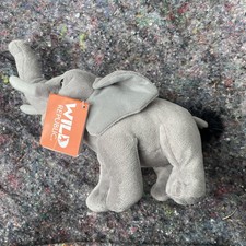WITH TAGS ELEPHANT WILD REPUBLIC POCKETKINS SOFT TOY TEDDY BEAR PLUSH CUDDLY 