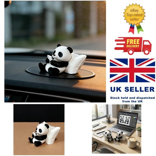 Car decor panda sculpture - decor,