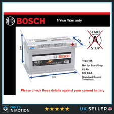 Car Battery S5011 Bosch 115