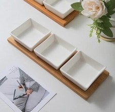 3 Piece Ceramic square dish