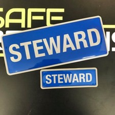 Reflective Badge SET - STEWARD