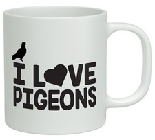 Love pigeons white 10oz - love,