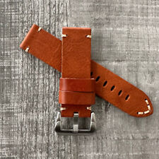 24mm Tan Brown Leather Watch