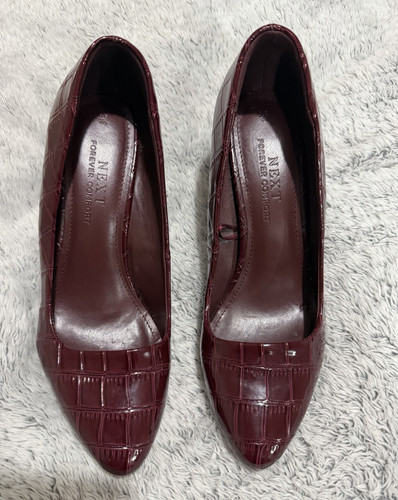 Next burgundy croc print - next,