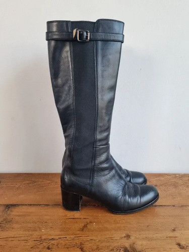 Hobbs black leather knee - hobbs, high