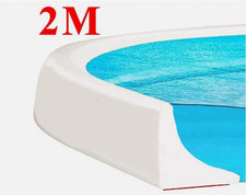 2M Silicone Shower Threshold Water Barrier Bathroom Bath Edging Seal Trim Strip